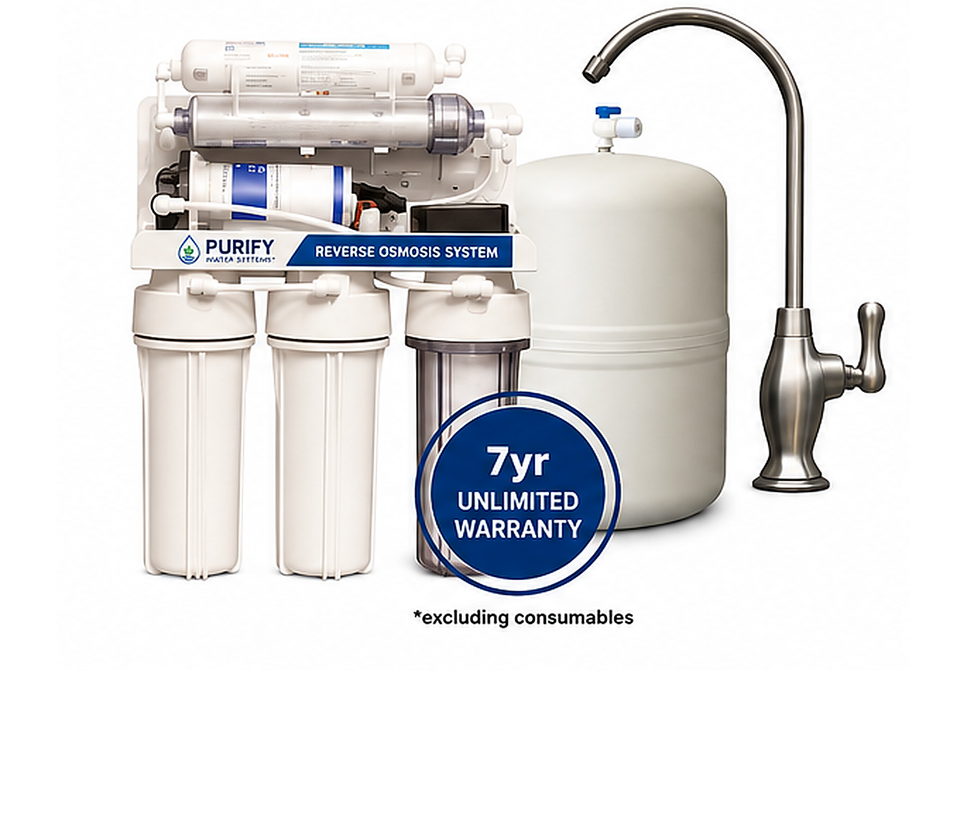 Purify Premium Reverse Osmosis System equipment