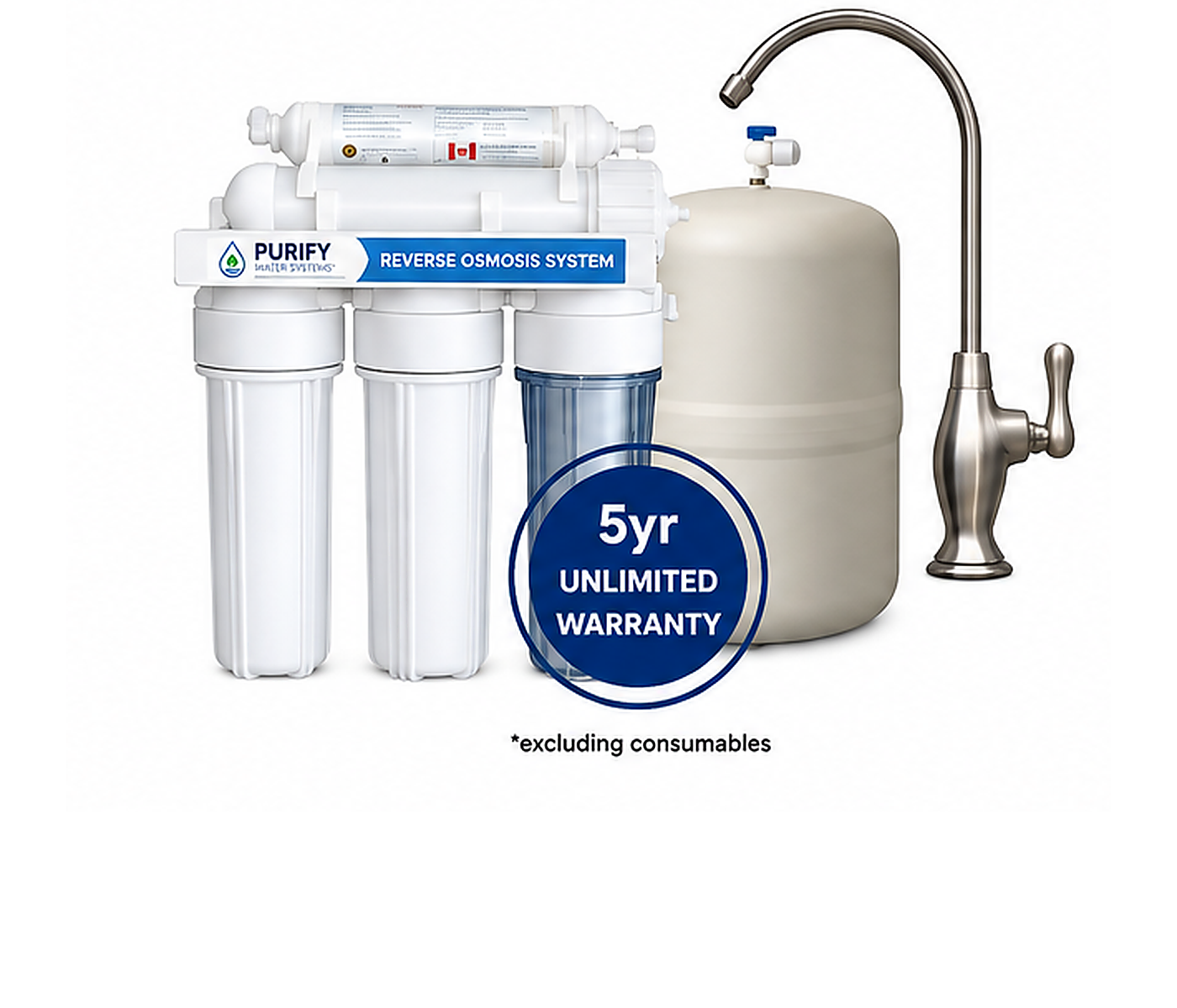 Purify Superior Reverse Osmosis System Plus equipment